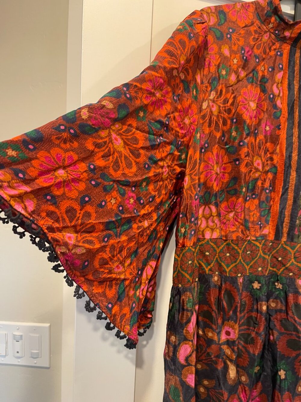 FARM Rio Multi Color Maxi Dress from Anthropologie sz 2X $328 - RARE! - Picture 2 of 7